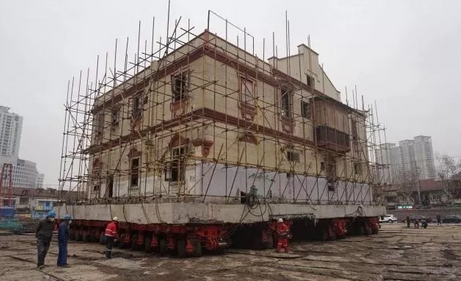 平移動(dòng)老建筑，傾角傳感器起到關(guān)鍵作用